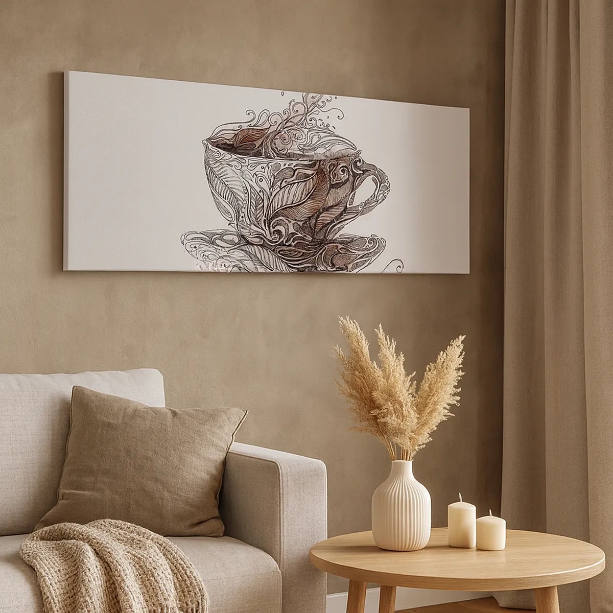 Obraz na plátně - Čaj dobrý na všechno - 30x30 cm