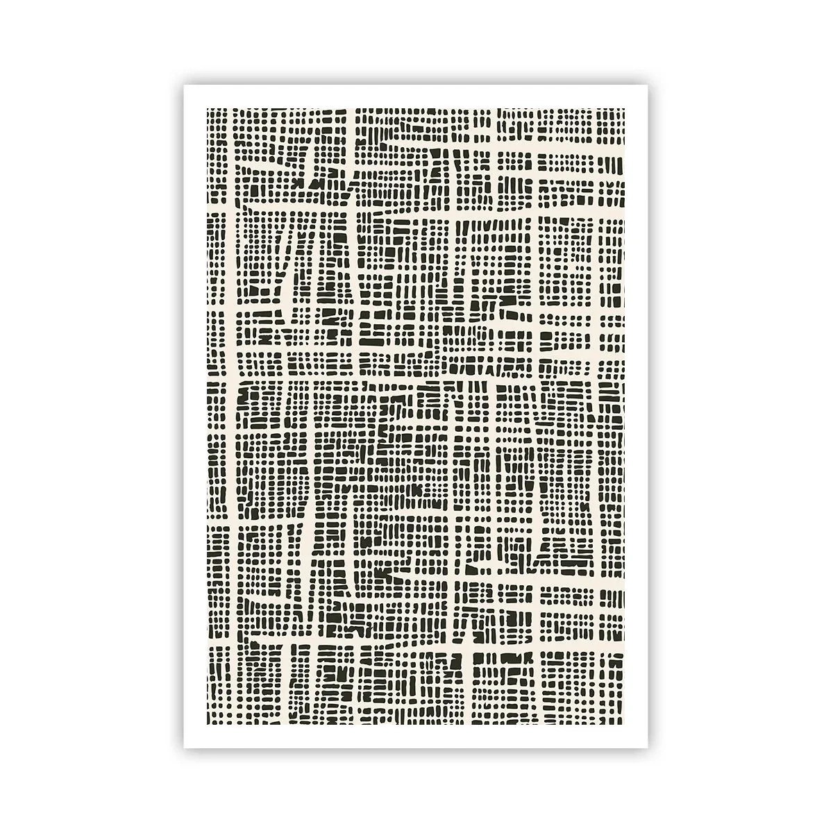 Plakát - Tkaná kompozice - 70x100 cm