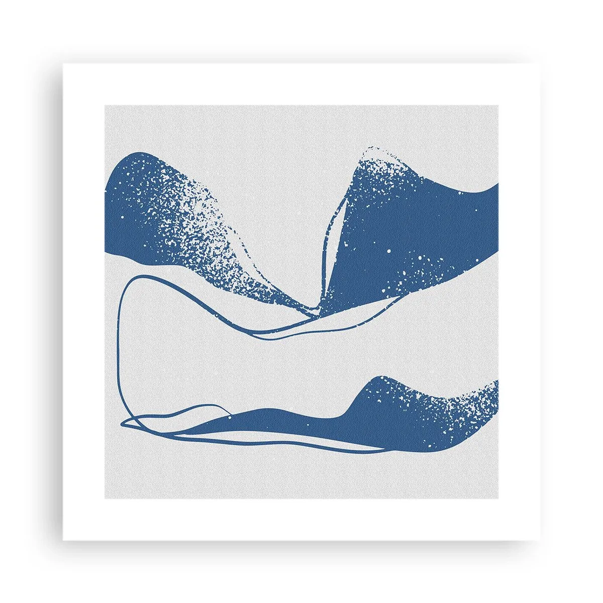 Plakát - Okřídlená abstrakce - 40x40 cm