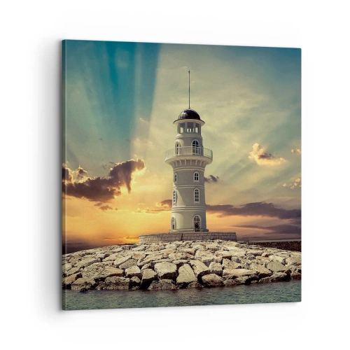 Obraz na plátně - Světlo - Dobro - Krása - 60x60 cm