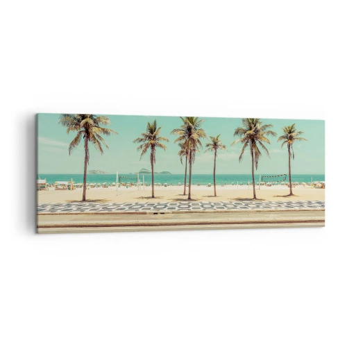 Obraz na plátně - Hlídání pláže - 140x50 cm