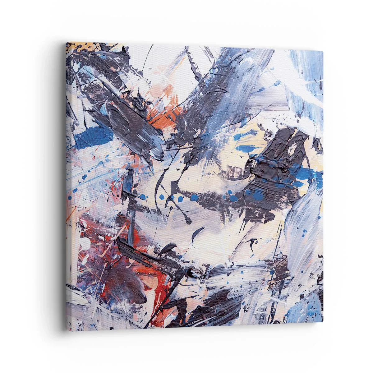 Obraz na plátně - Bláznivý tanec abstrakce - 30x30 cm
