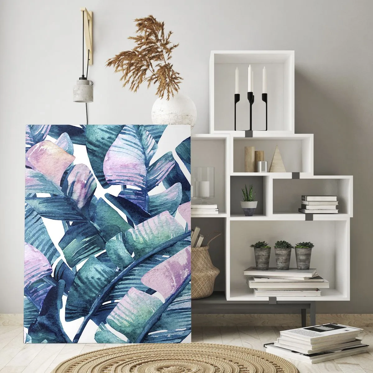 Obraz na skle - V banánovém háji - 70x100 cm
