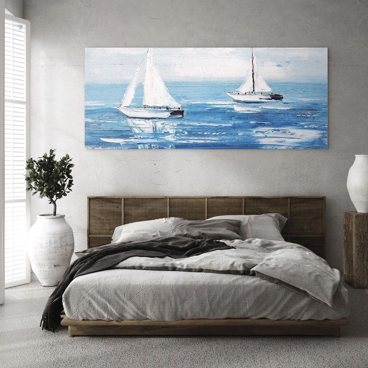 Obraz na skle - S přítelem po boku - 100x40 cm