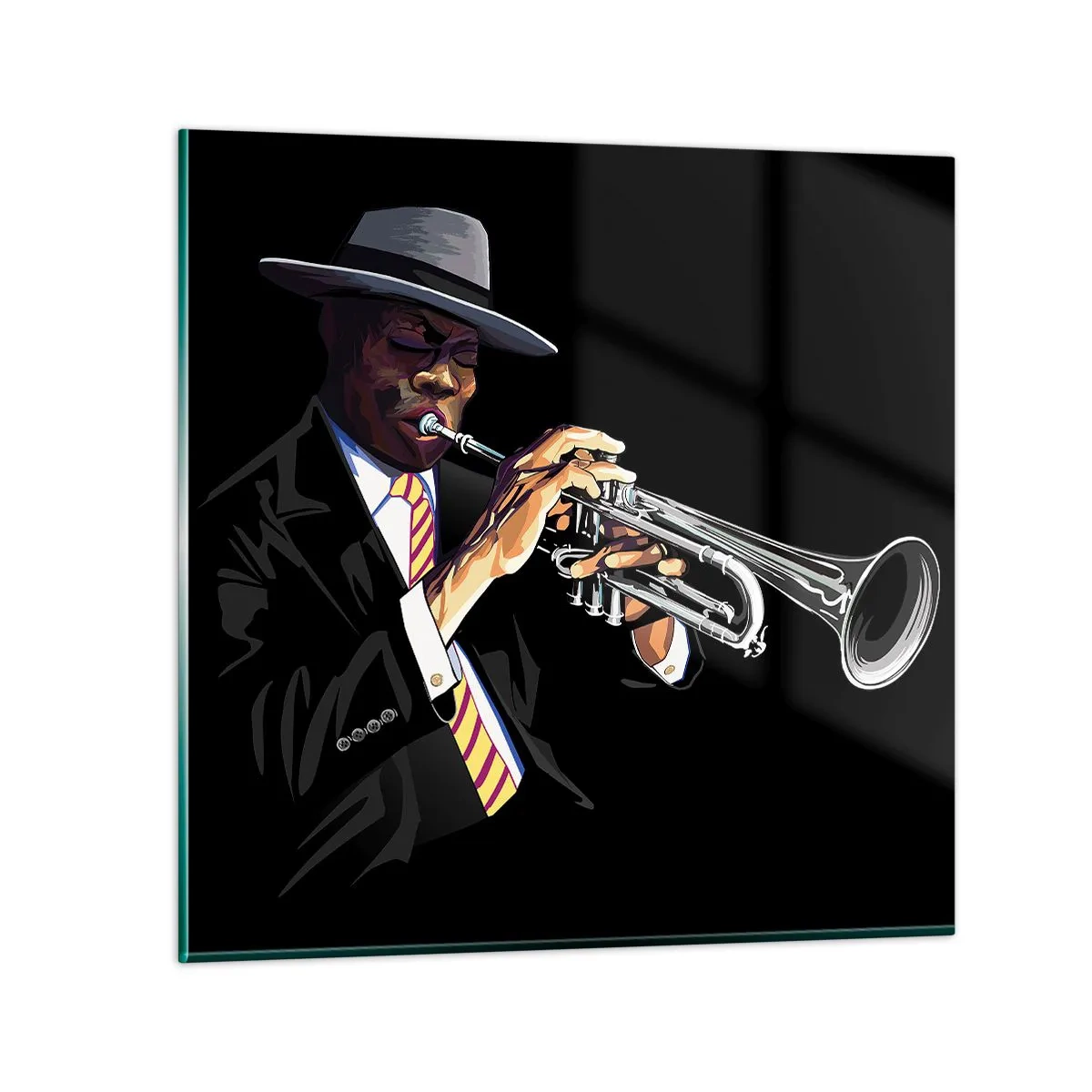 Obraz na skle - Kouzlo staré školy - 40x40 cm