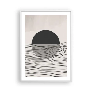 Plakát v bílém rámu - Poloviční kompozice - 50x70 cm