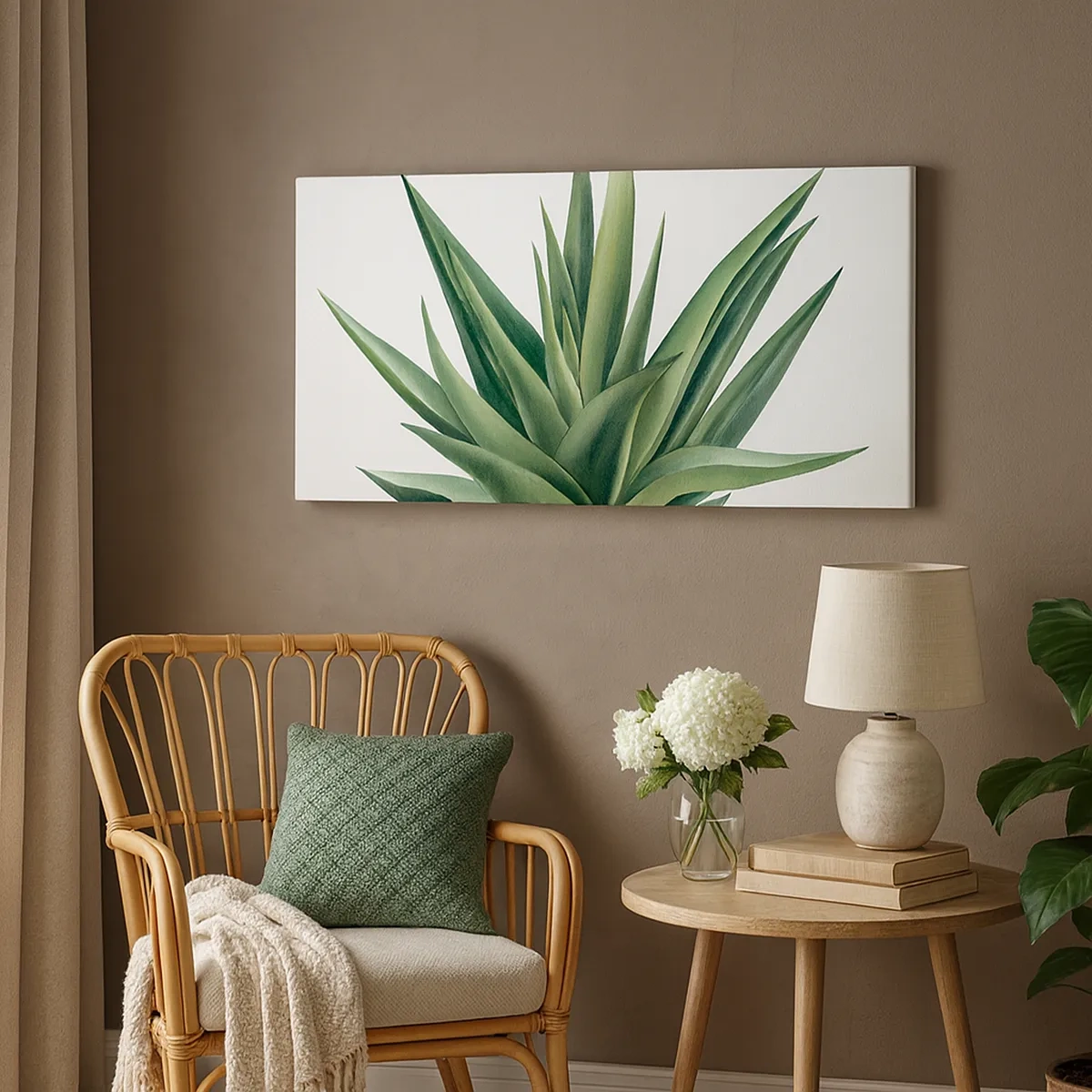 Obraz na plátně - Zelená – síla – život - 30x30 cm