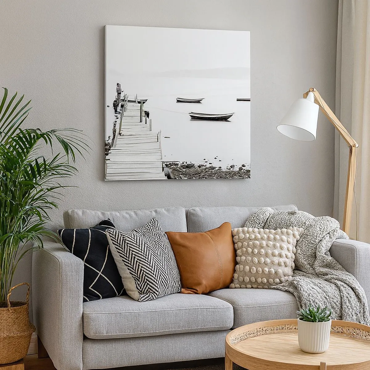 Obraz na plátně - U tiché a čisté vody - 30x30 cm