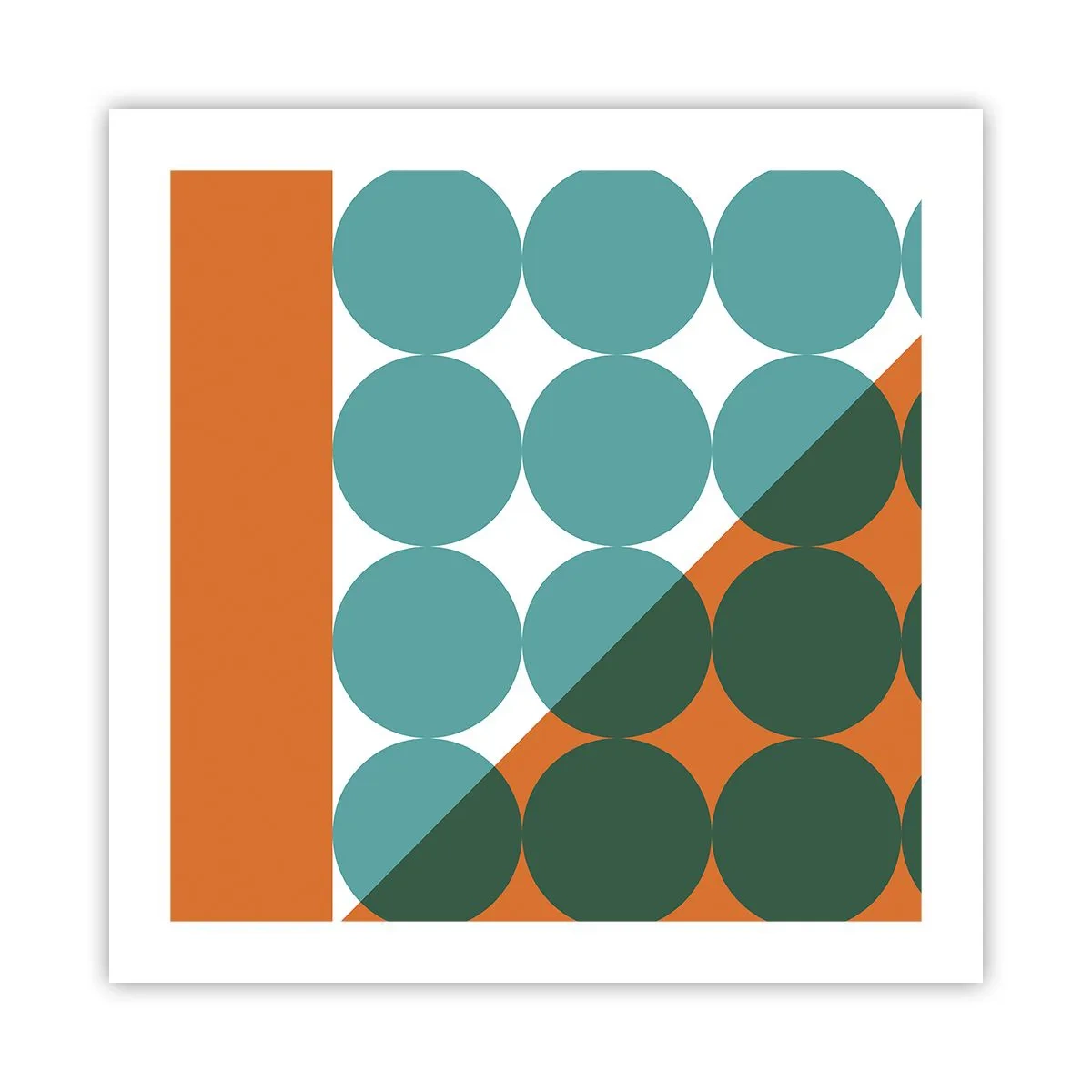 Plakát - Nahoru a šikmo - 50x50 cm