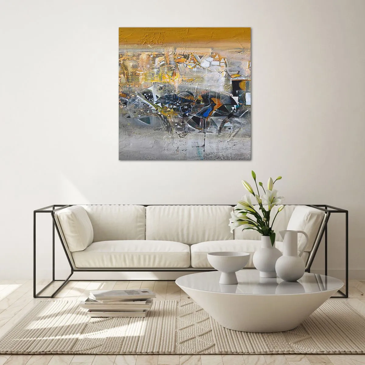 Obraz na skle - Všechno se podaří - 40x40 cm