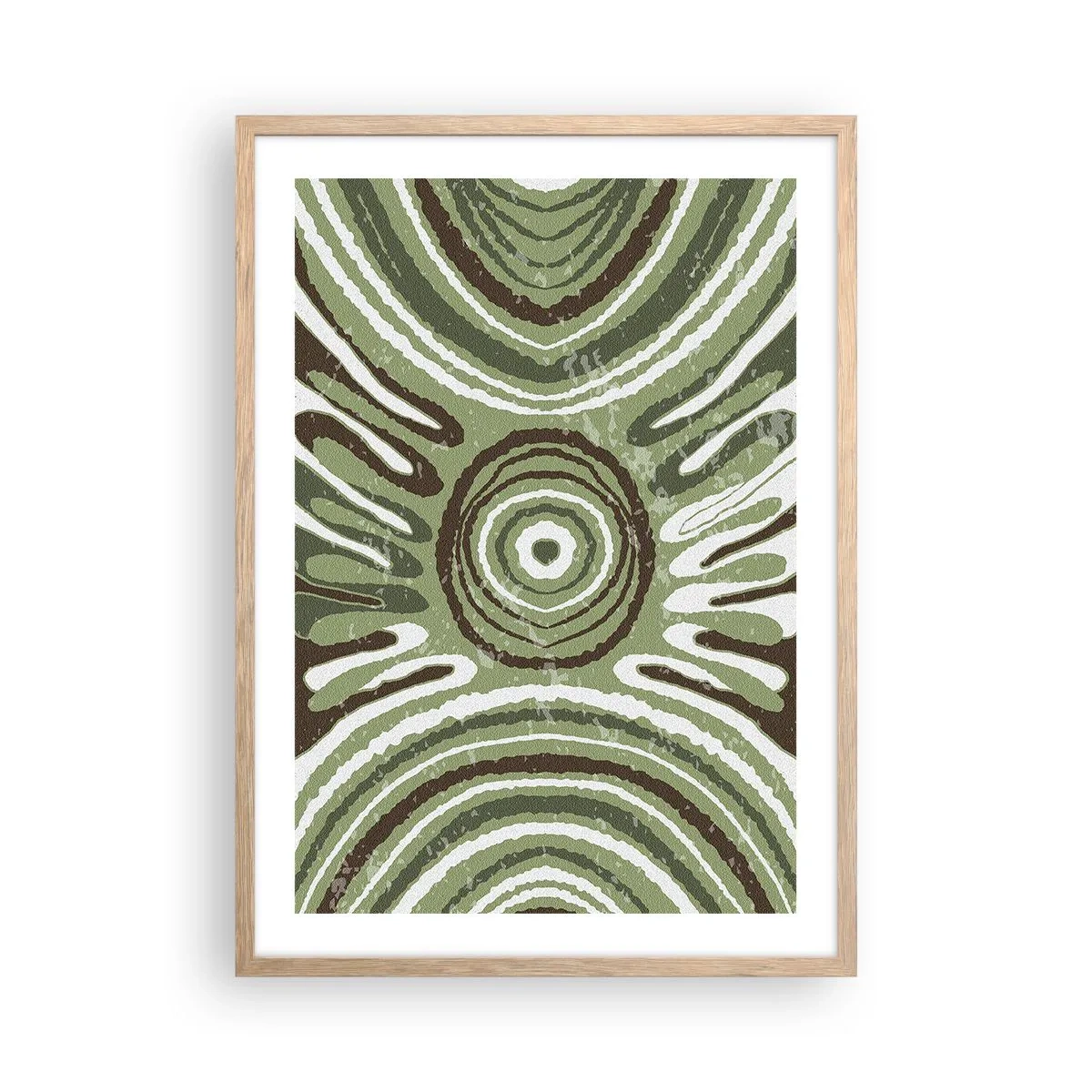 Plakát v rámu světlý dub - Exploze emocí - 50x70 cm