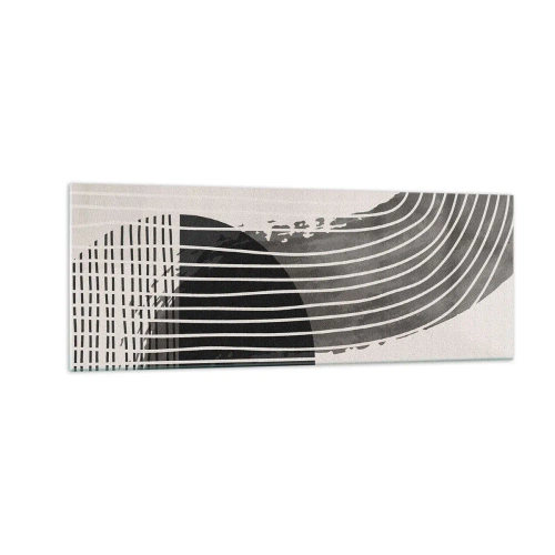 Obraz na skle - Tam a zpět - 140x50 cm