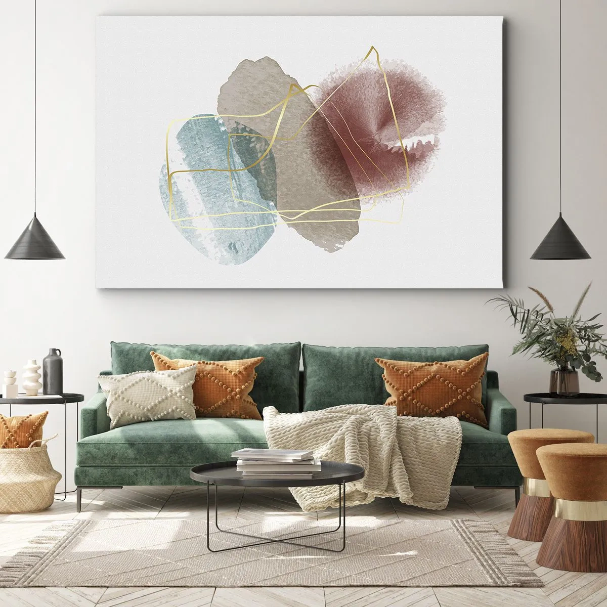 Obraz na plátně - Korálky prostoru - 100x70 cm