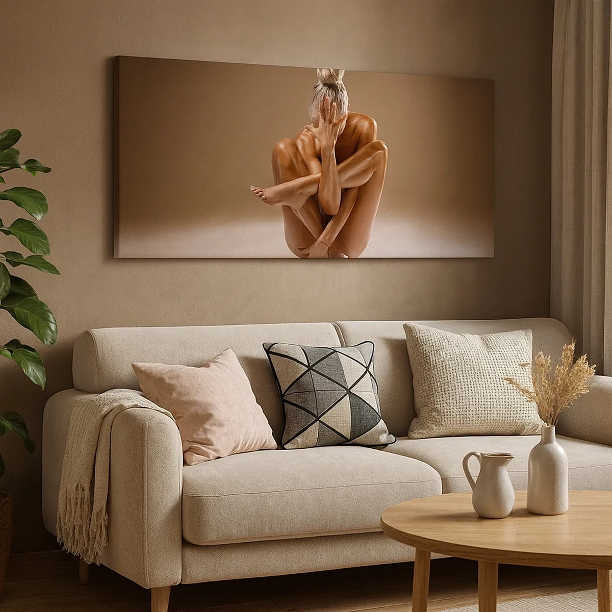 Obraz na plátně - Jednota těla a ducha - 30x30 cm