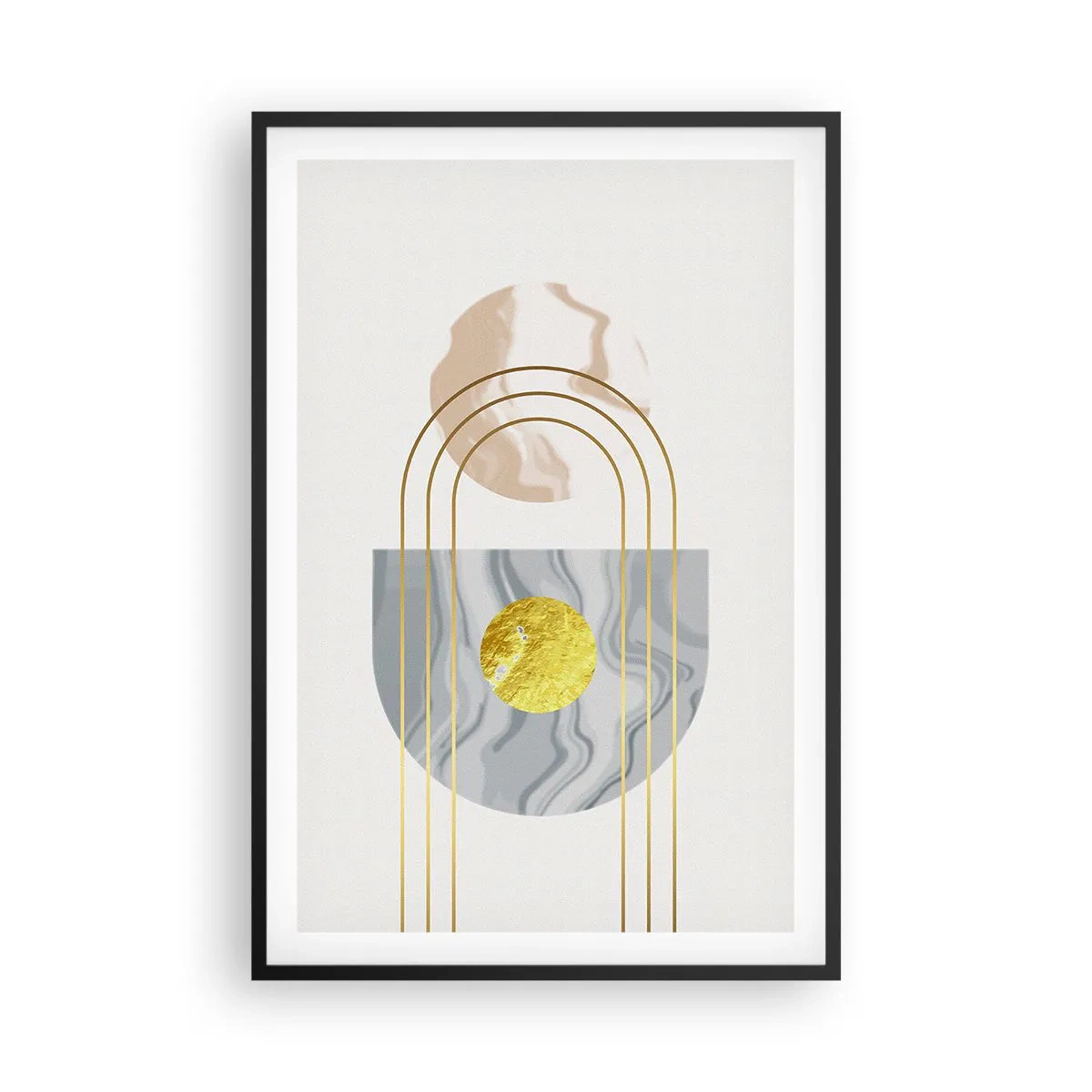 Plakát v černém rámu - Jas a zářivost - 61x91 cm