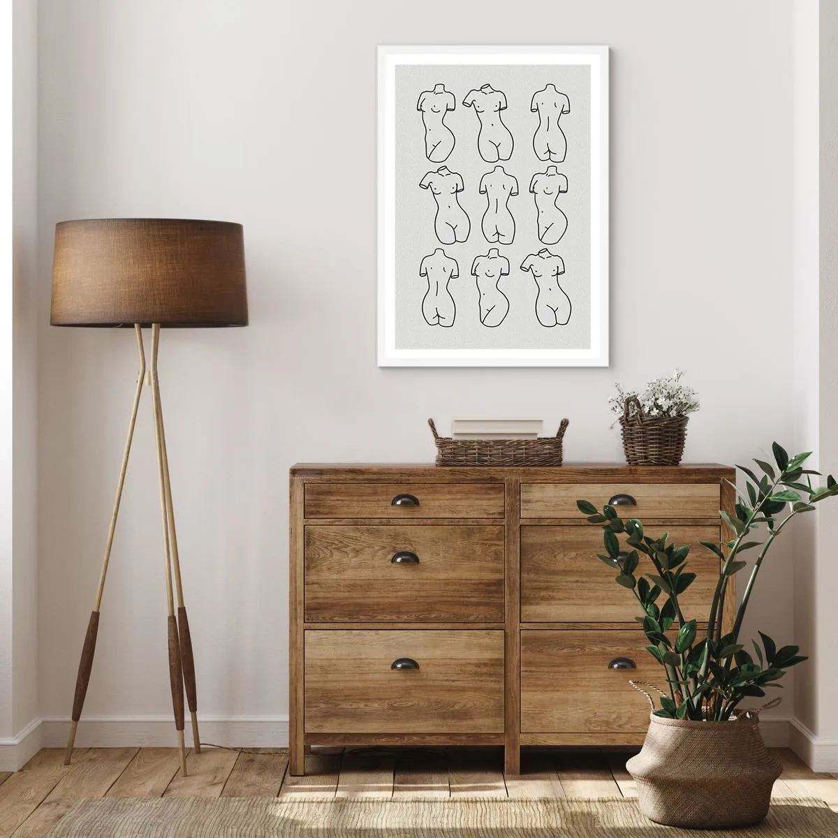 Plakát v bílém rámu - Pouze Venuše - 61x91 cm