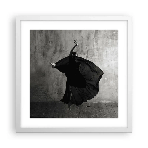 Plakát v bílém rámu - Plné vášně - 40x40 cm