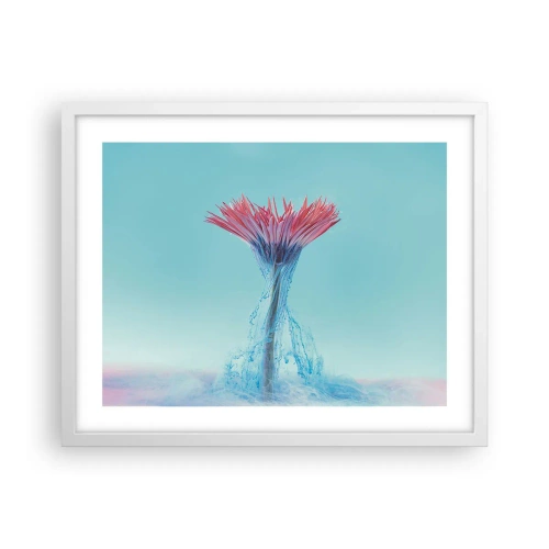Plakát v bílém rámu - V osvěžujícím objetí - 50x40 cm