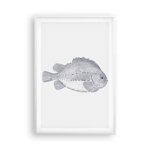 Plakát v bílém rámu - Do alba přírodovědce - 61x91 cm