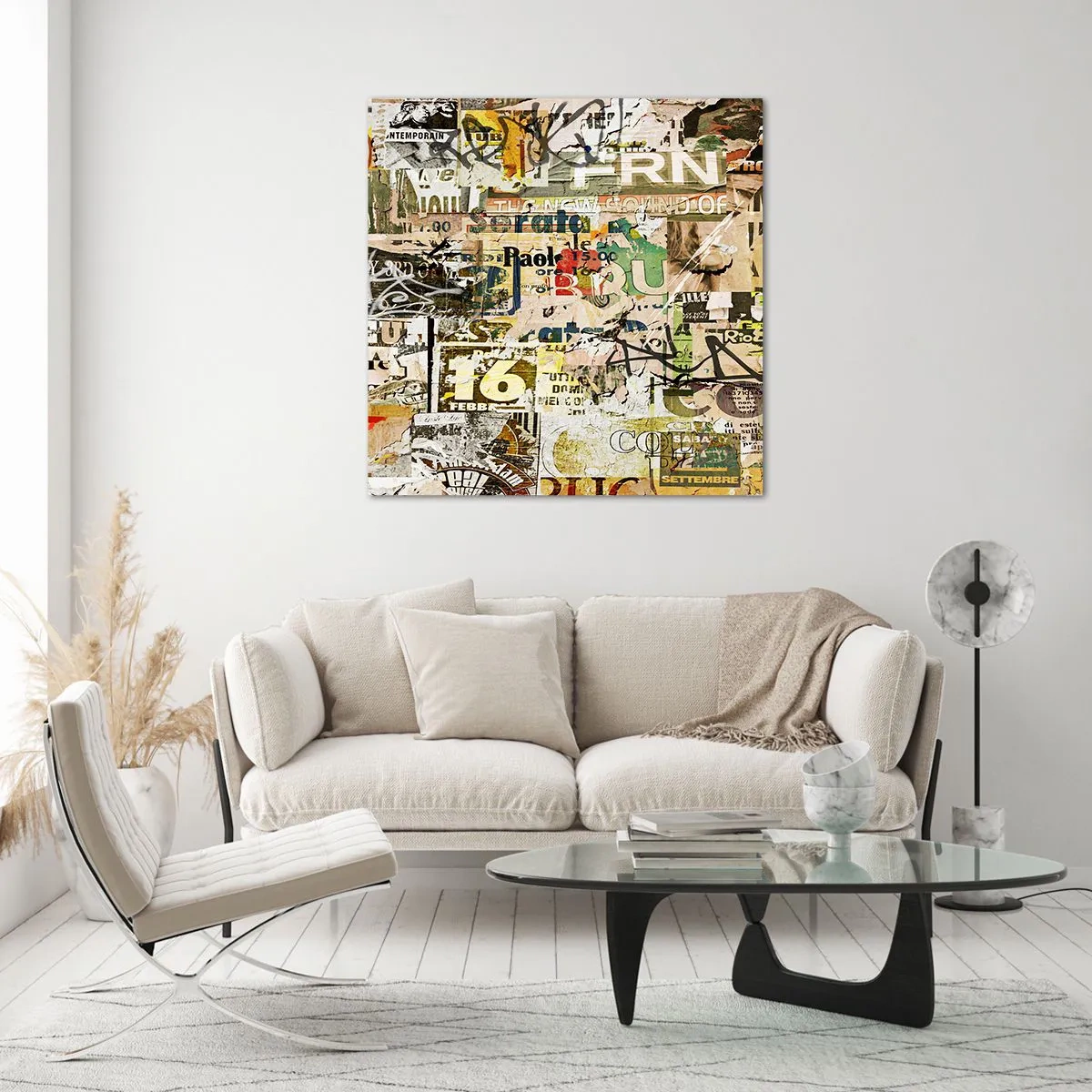 Obraz na skle - Och, děje se to… - 40x40 cm