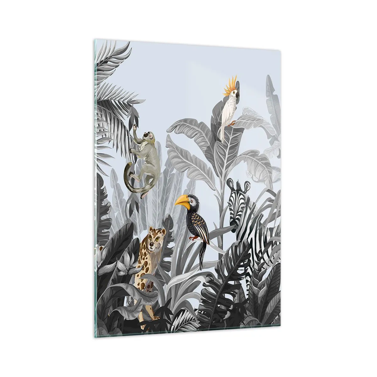 Obraz na skle - Africká pohádka - 50x70 cm