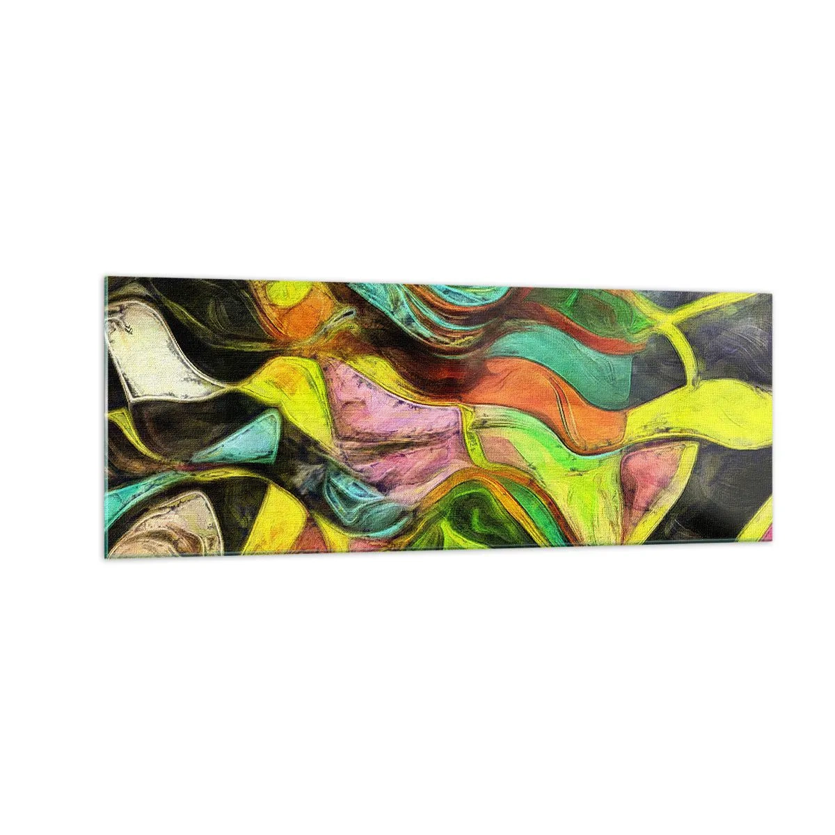 Obraz na skle - Pohyb je život - 140x50 cm
