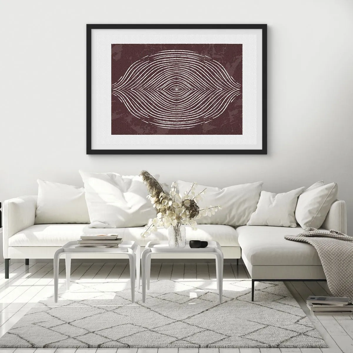 Plakát v černém rámu - Prostor promlouvá - 50x40 cm