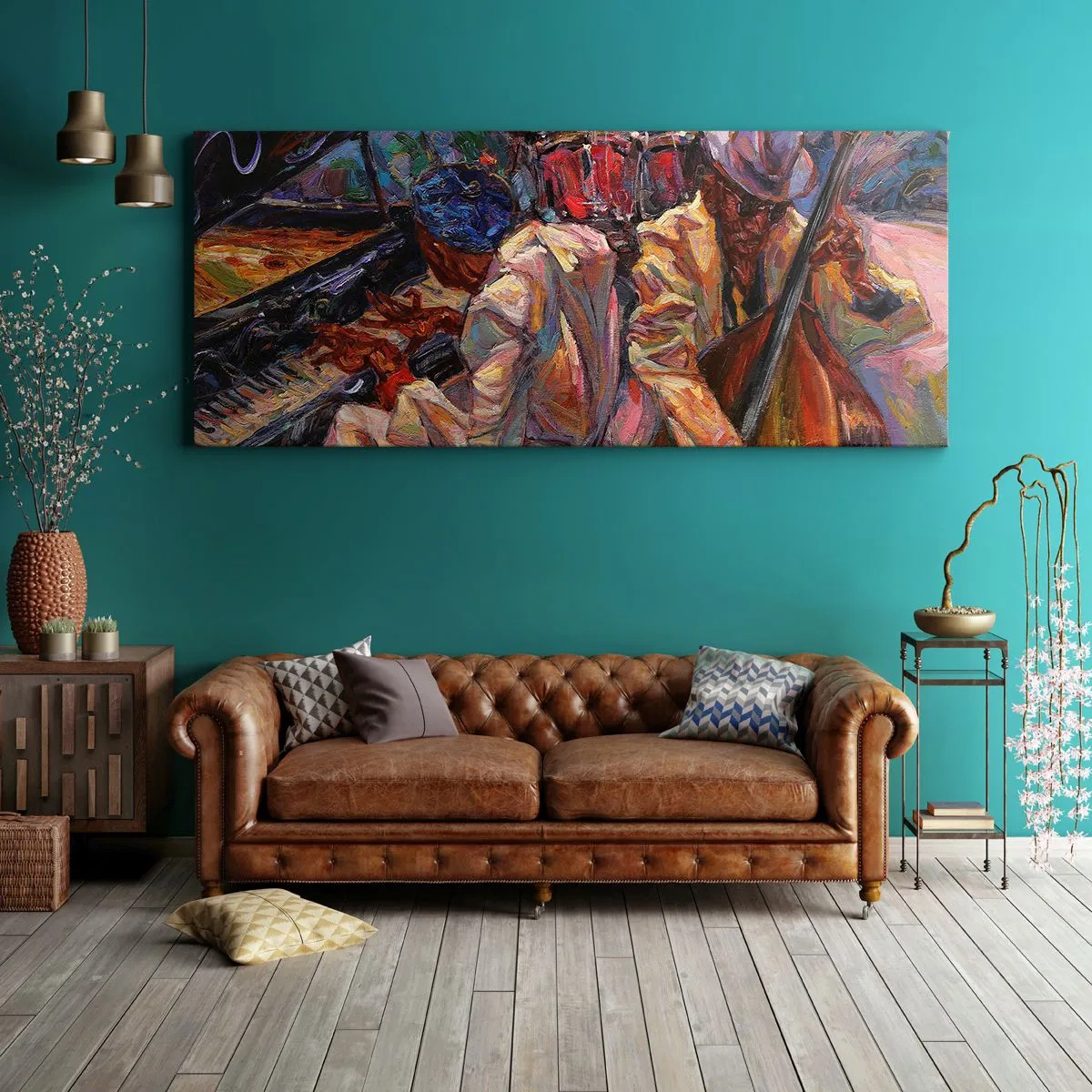 Obraz na plátně - V jednom rytmu - 100x40 cm
