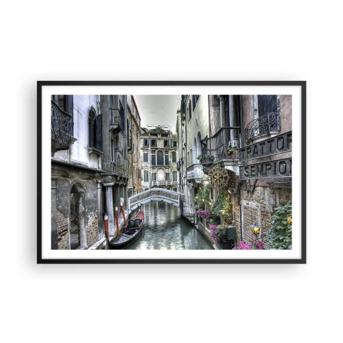 Plakát v černém rámu - Od staletí v tichém zamyšlení - 91x61 cm