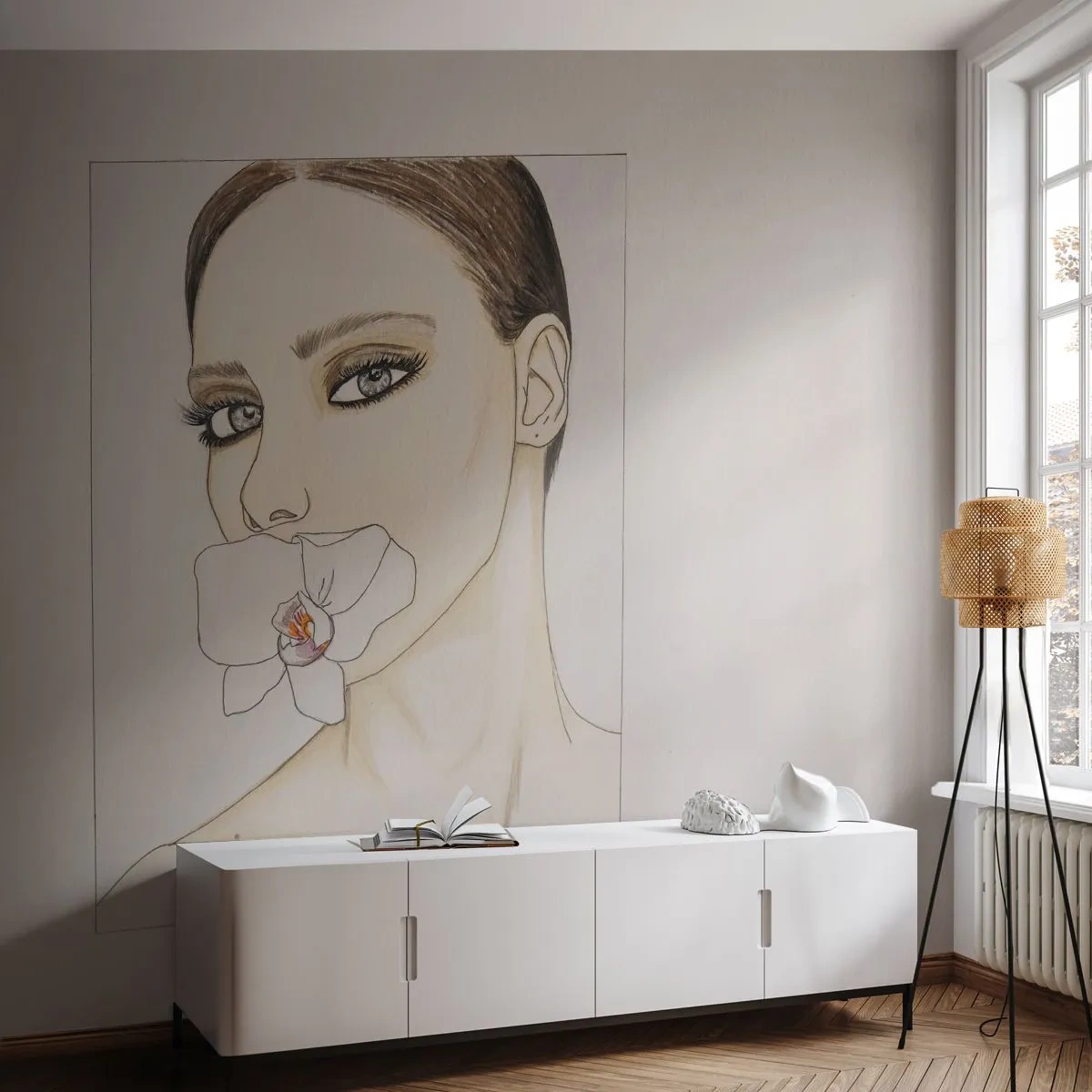 Fototapeta Premium Sand - Symbol elegance a krásy - Abstrakce, Kus, Žena - 100x70 cm