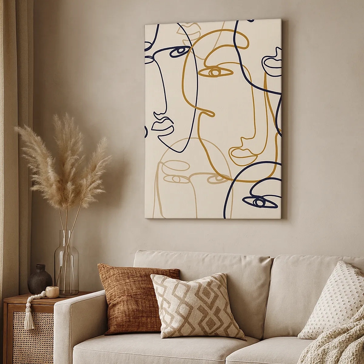 Obraz na plátně - Portrét znásobený - 50x70 cm