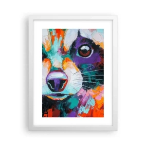 Plakát v bílém rámu - Pouze dobré emoce - 30x40 cm