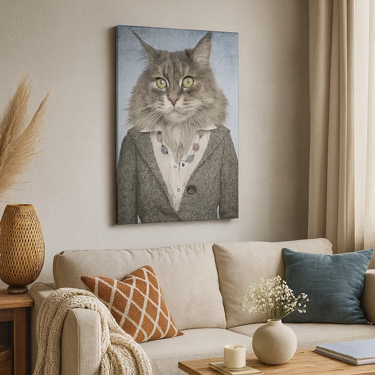 Obraz na plátně - Kožichy znovu v módě - 50x70 cm