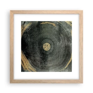 Plakát v rámu světlý dub - Změna a udržitelnost - 30x30 cm