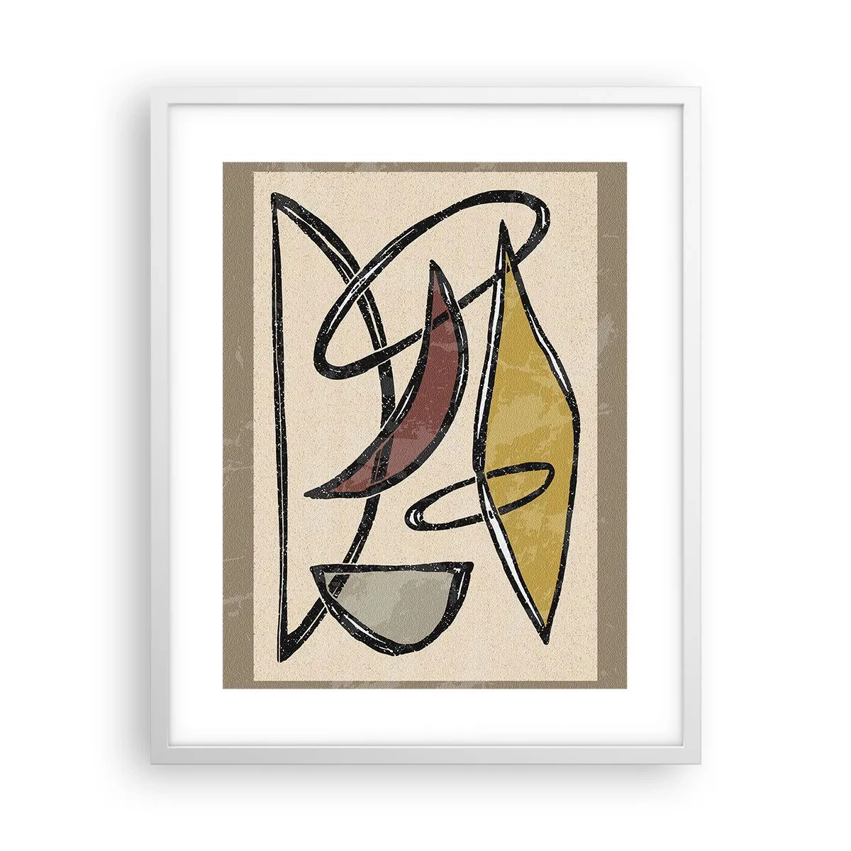 Plakát v bílém rámu - Svisle a vodorovně - 40x50 cm