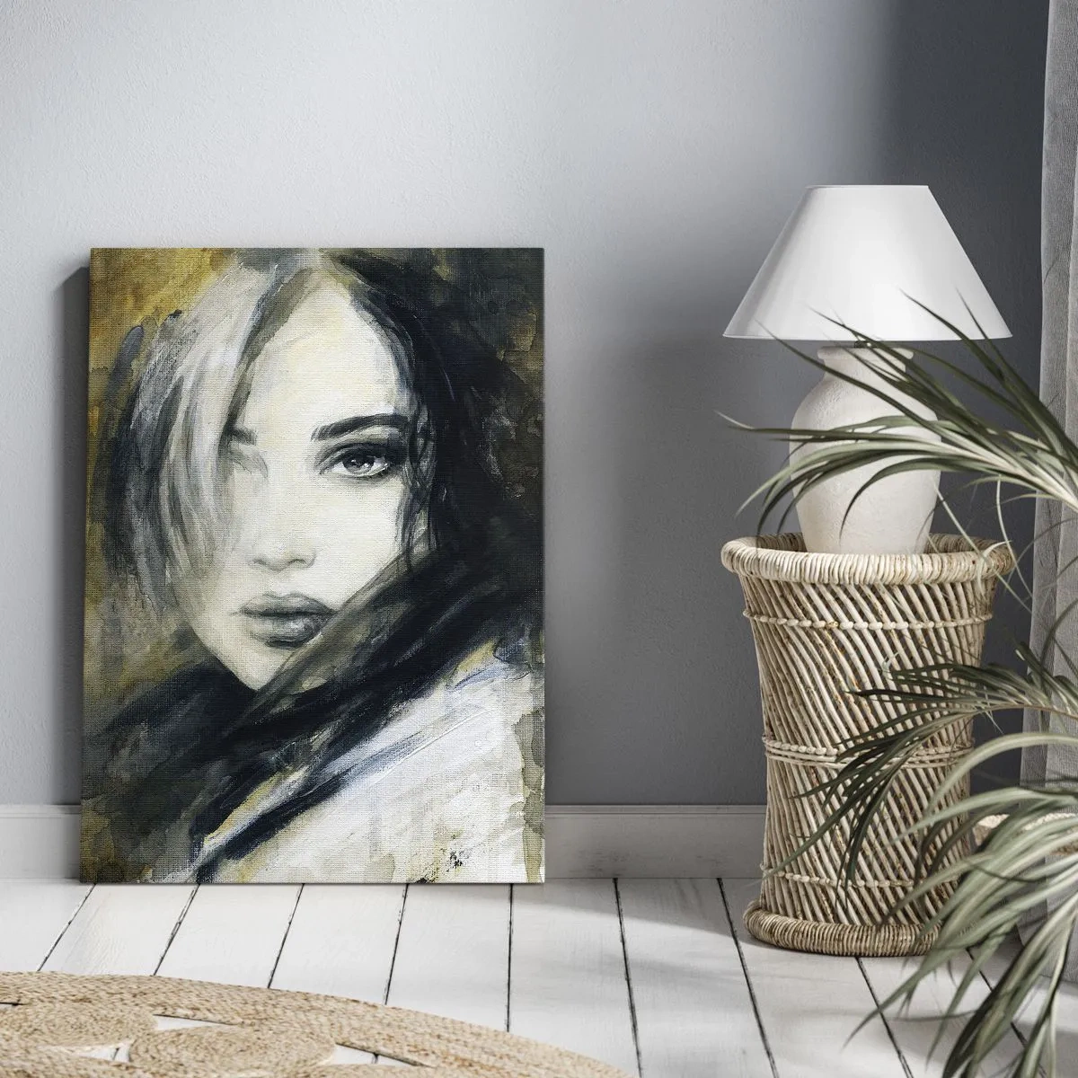 Obraz na plátně - více nevinná nebo smyslná? - 50x70 cm