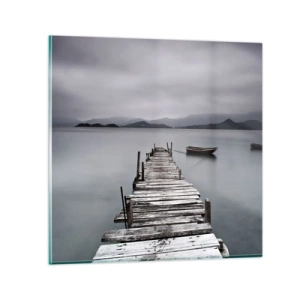 Obraz na skle - Zítra můžeš vyrazit - 40x40 cm