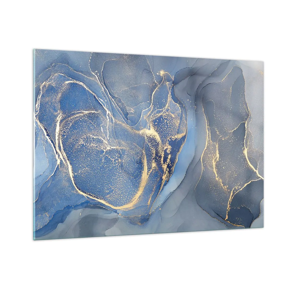 Obraz na skle - Zlatý prach - 100x70 cm