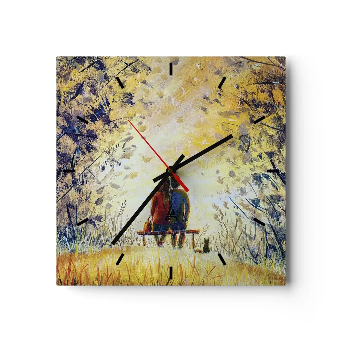 Nástěnné hodiny - Magický okamžik - 30x30 cm