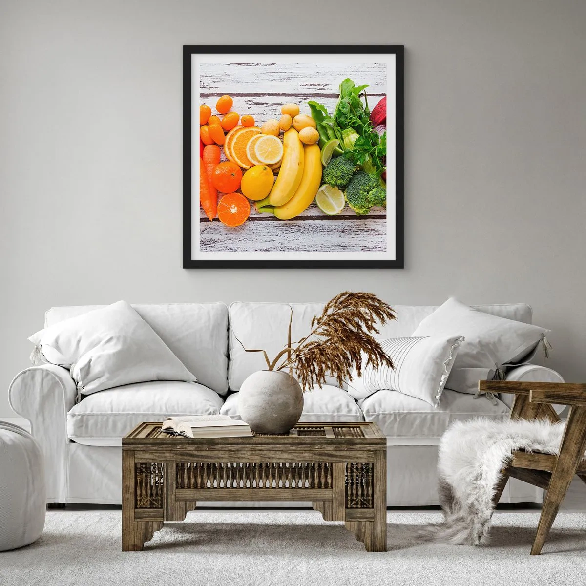 Plakát v černém rámu - To nestačí? - 40x40 cm