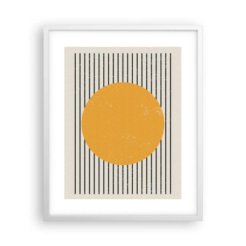 Plakát v bílém rámu - Síla jednoduchosti - 40x50 cm