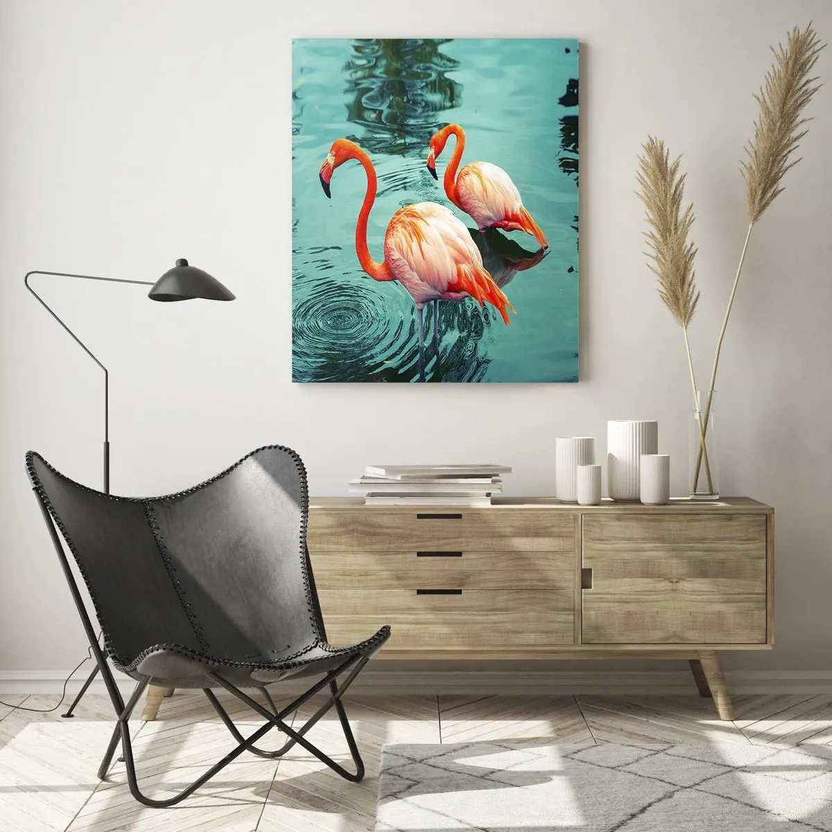 Obraz na skle - Nyní jsme v módě - 50x70 cm
