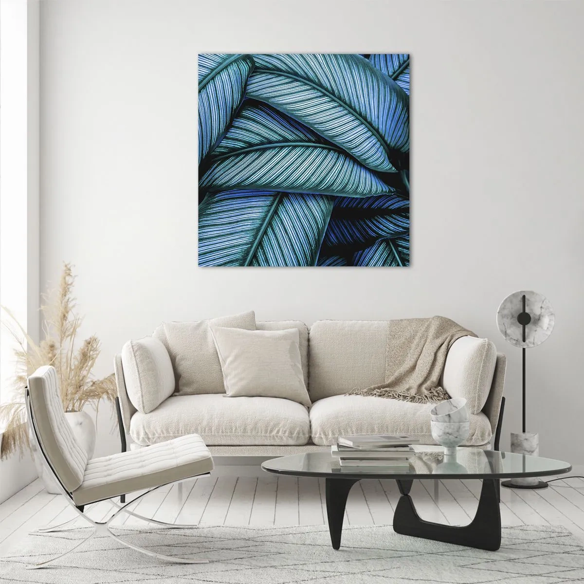 Obraz na skle - Čáry života - 60x60 cm