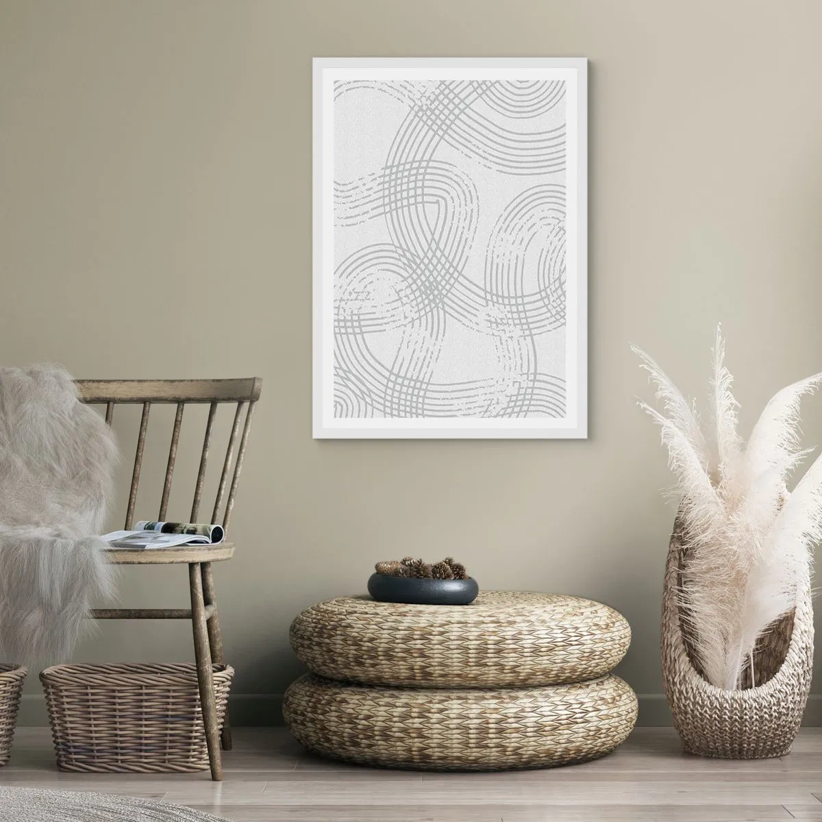 Plakát v bílém rámu - Snadné východisko neexistuje - 61x91 cm