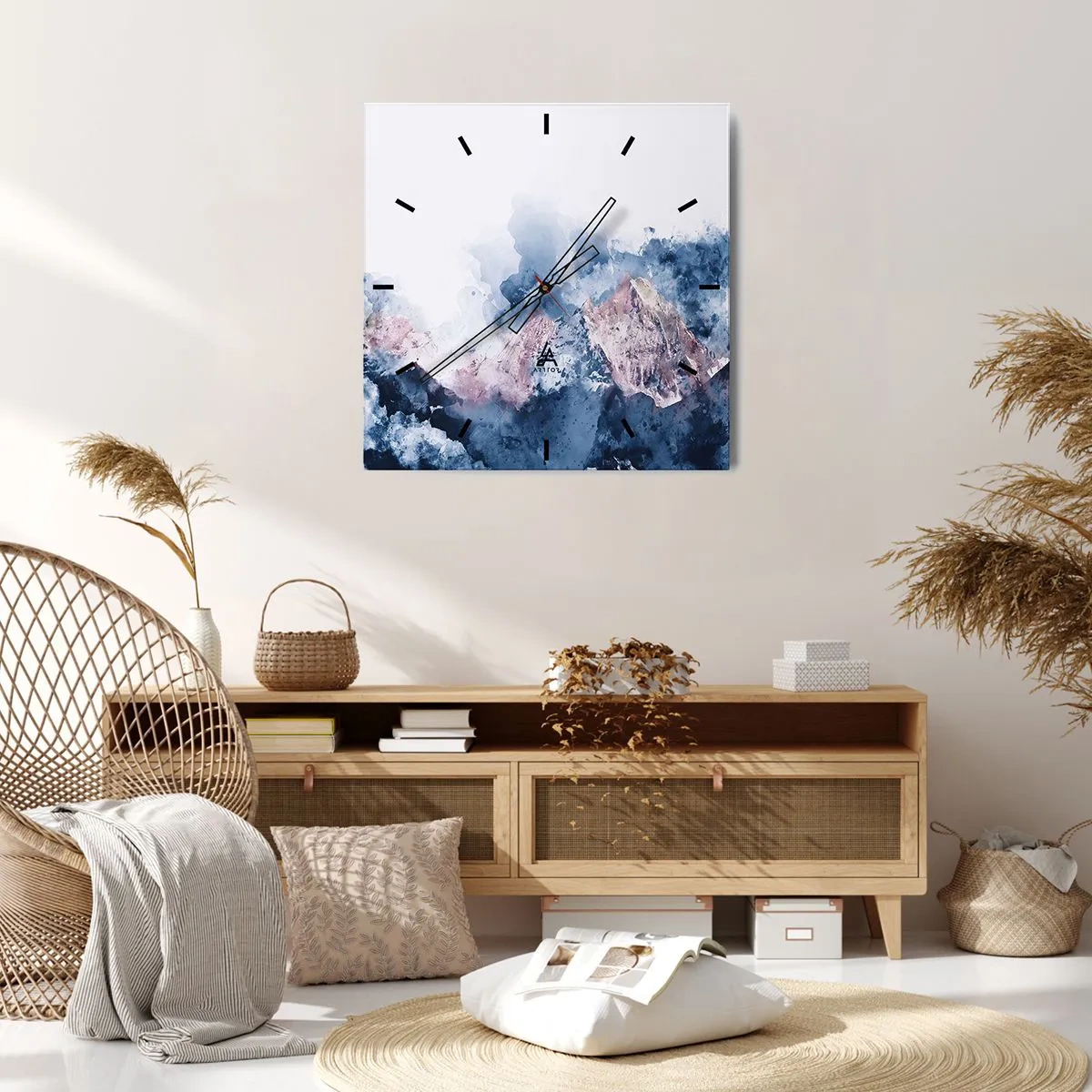 Nástěnné hodiny - To jsou vrcholy! - 30x30 cm