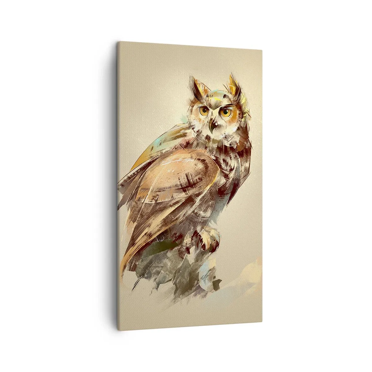 Obraz na plátně - Nejchytřejší sova - potvrdí doubrava - 45x80 cm