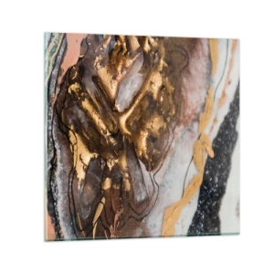 Obraz na skle - Prvek země - 60x60 cm