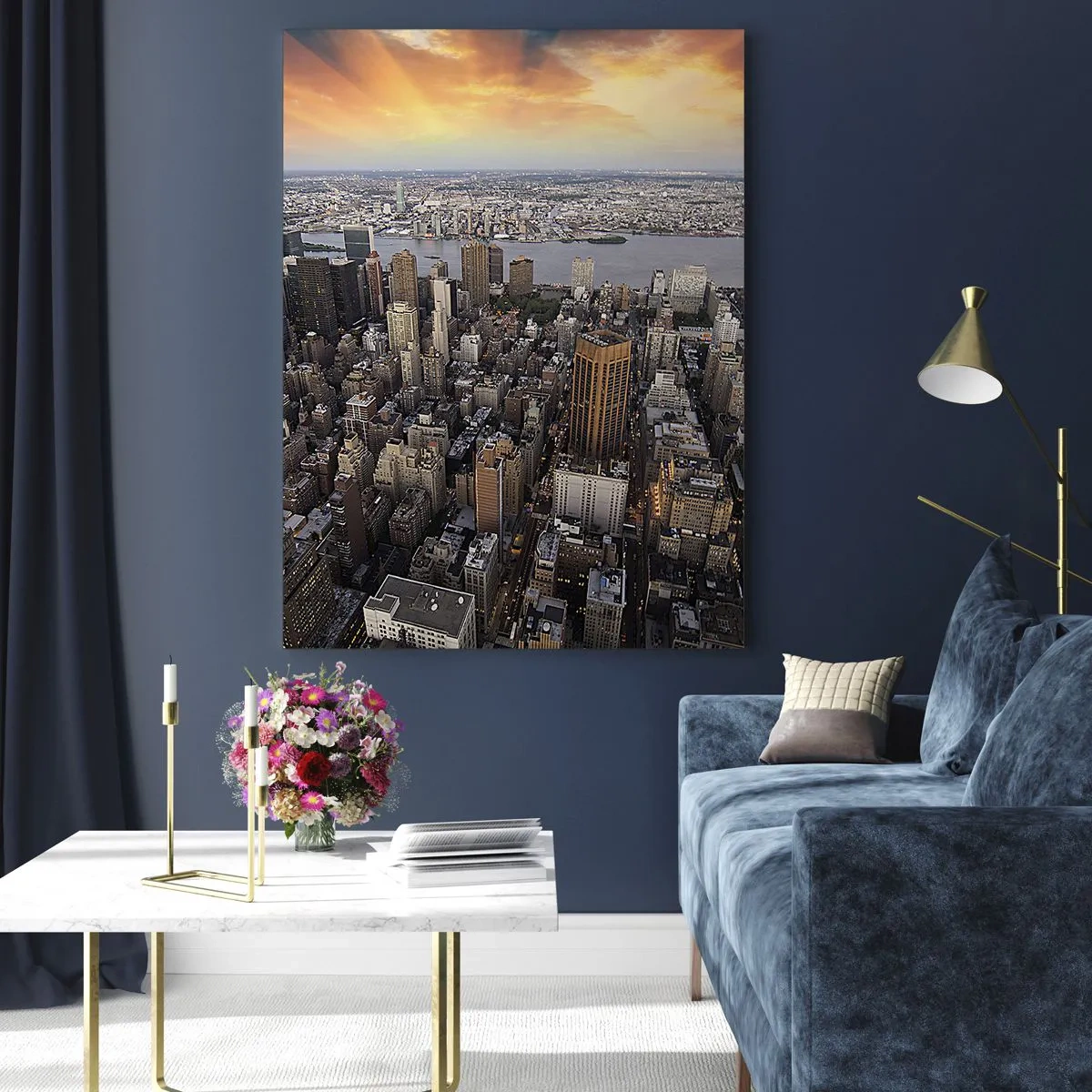 Obraz na skle - Bušící srdce naší doby - 50x70 cm