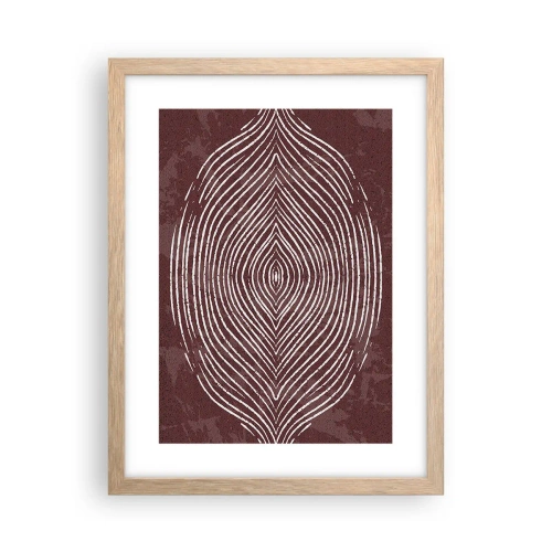 Plakát v rámu světlý dub - Prostor promlouvá - 30x40 cm