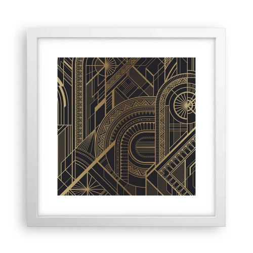 Plakát v bílém rámu - Koncepty, nápady, plány - 30x30 cm